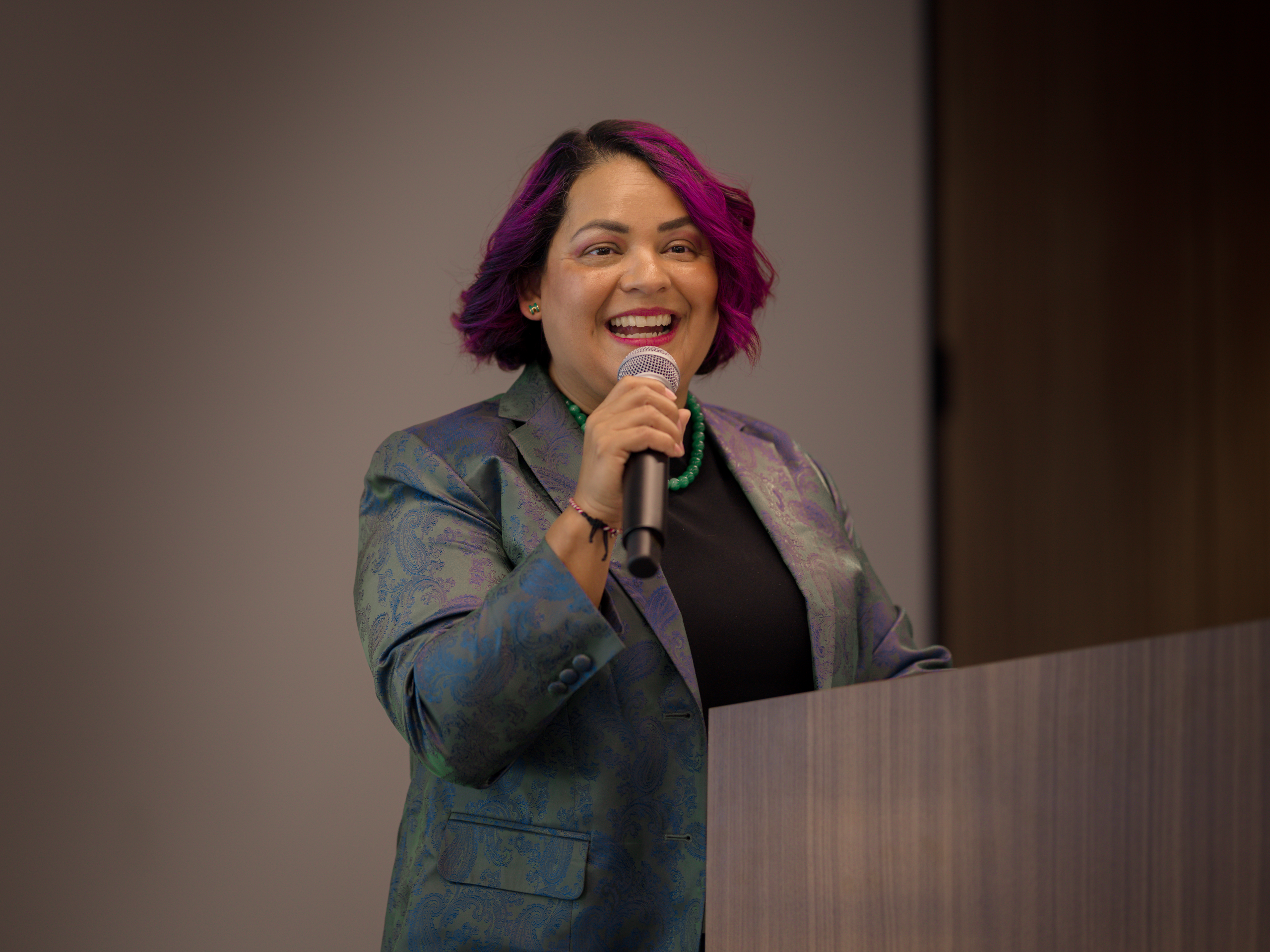Retrato de María González, Founder and CEO, del archivo de Adelante.